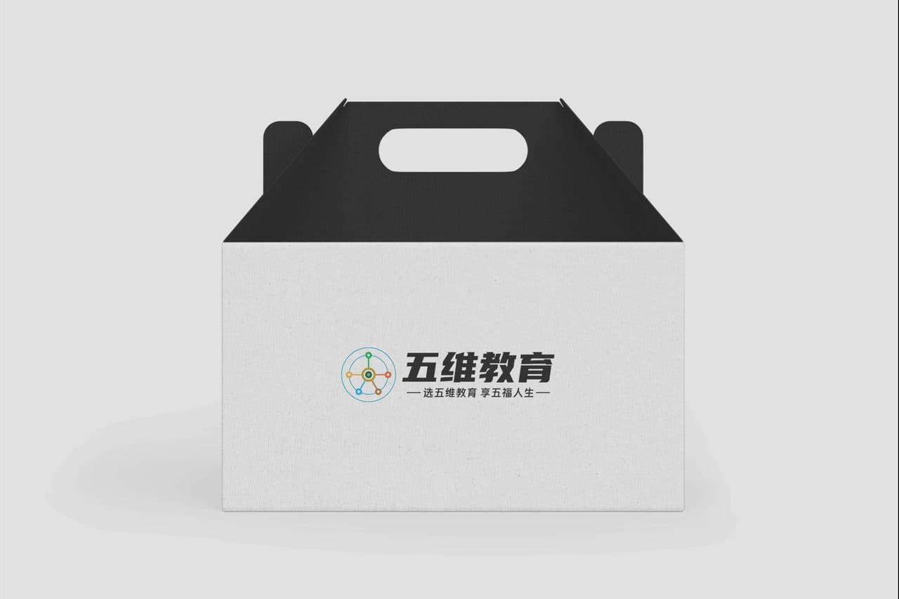 一次性食品打包盒_纸盒_外卖盒_蛋糕盒vi logo样机效果图