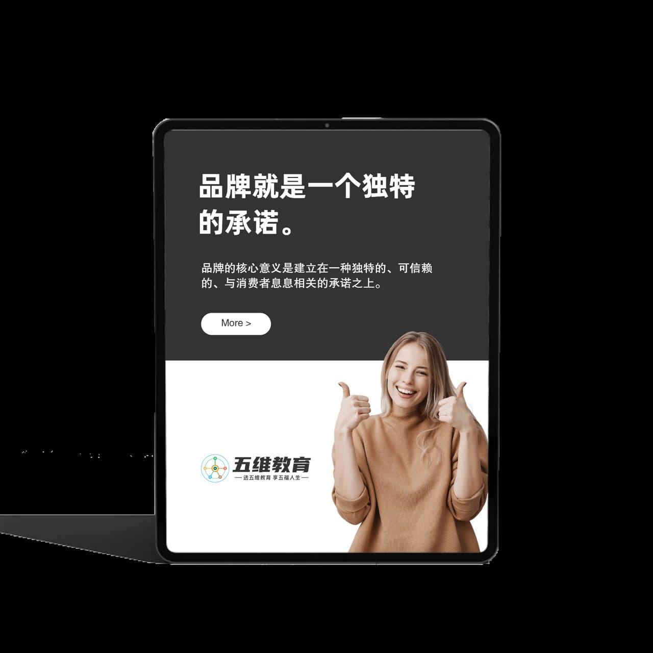 极简平板ipad Logo样机